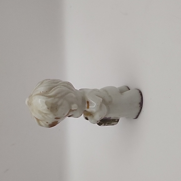 Vintage Porcelain Boy with Watering Can 3" - Picture 2 of 8